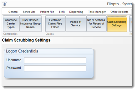 ClaimScrubbingSettings