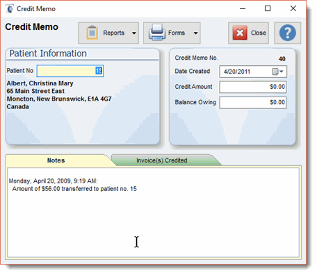 Creditmemoview