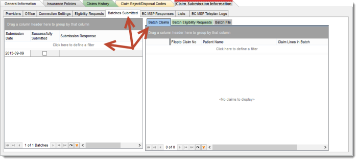 BC-MSP batch sent
