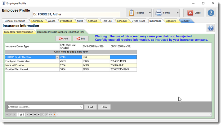 InsprovNumberTab InsprovNumberTab