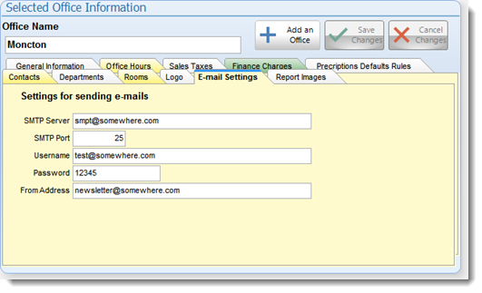 OfficeE-mailSettings