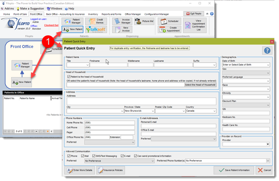 PatientQuickentry