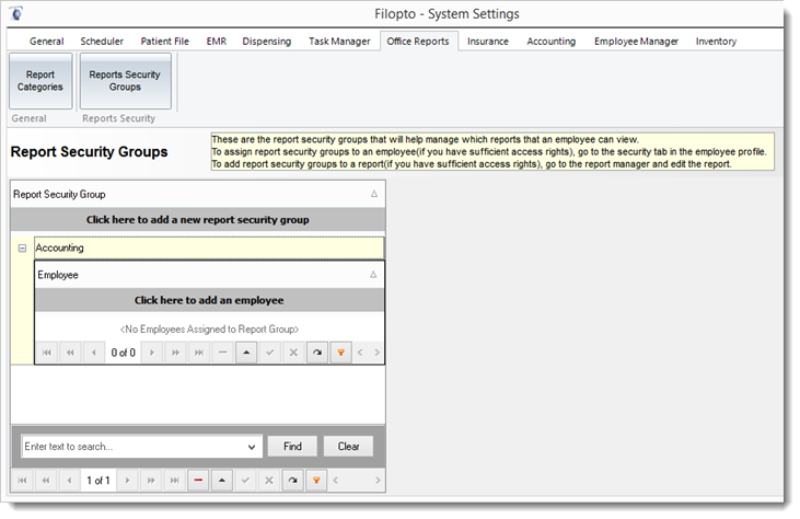 ReportSecuritySettings